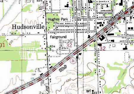 Hudsonville Fair - Topo Map